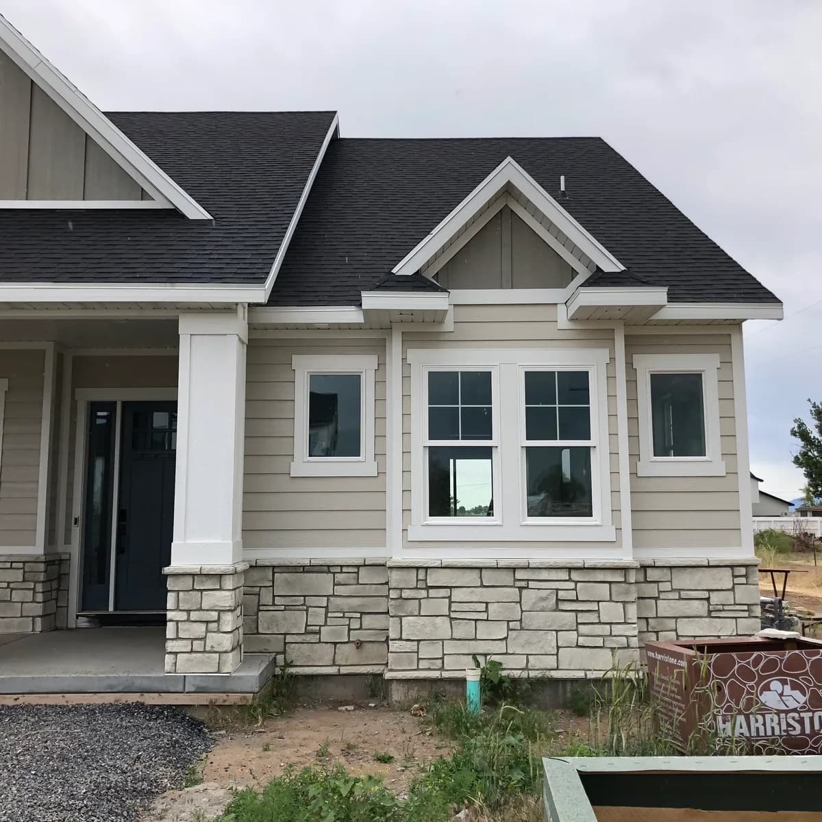 Siding and trim detail work